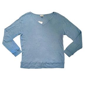 NWT Love,Fire Ribbed Long-Sleeve Lounge/Sleep Top - Size Small
